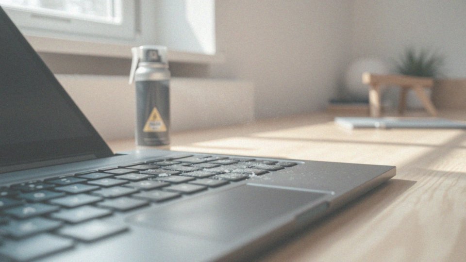 Czy sprężone powietrze jest skuteczne w czyszczeniu laptopa?