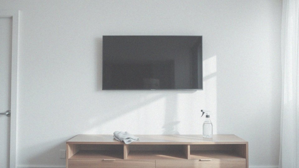Jak przygotować się do czyszczenia telewizora?