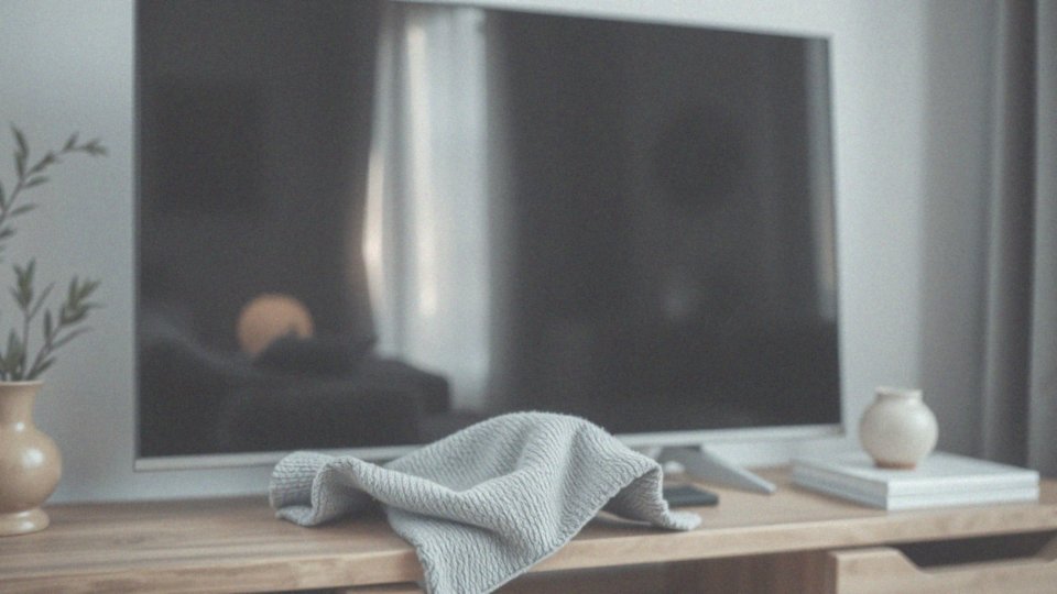 Jaką technikę stosować przy czyszczeniu ekranu telewizora?