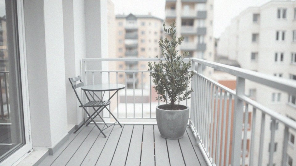 Jakie są pomysły na minimalistyczną aranżację tarasu w bloku?