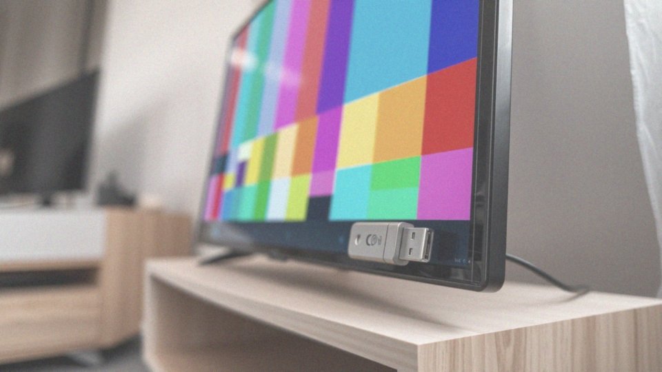 Jak wyświetlić obraz testowy na ekranie telewizora?