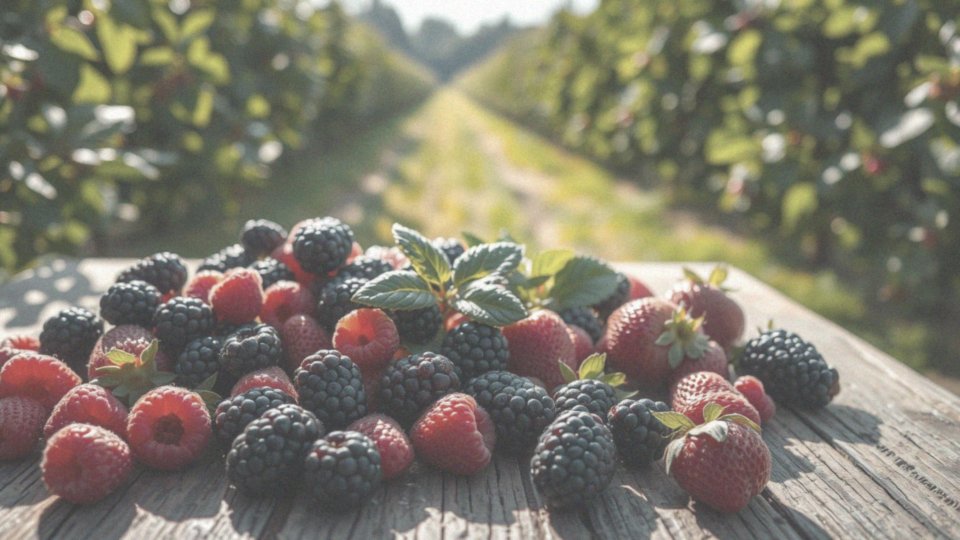 Ile węglowodanów mają maliny, jeżyny i truskawki?