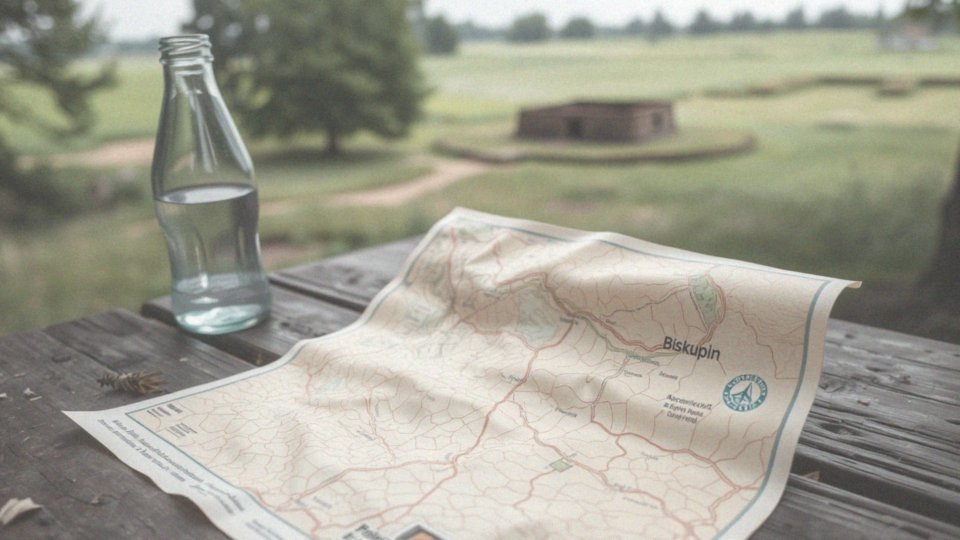 Co to jest mapa Biskupin i jakie informacje zawiera?