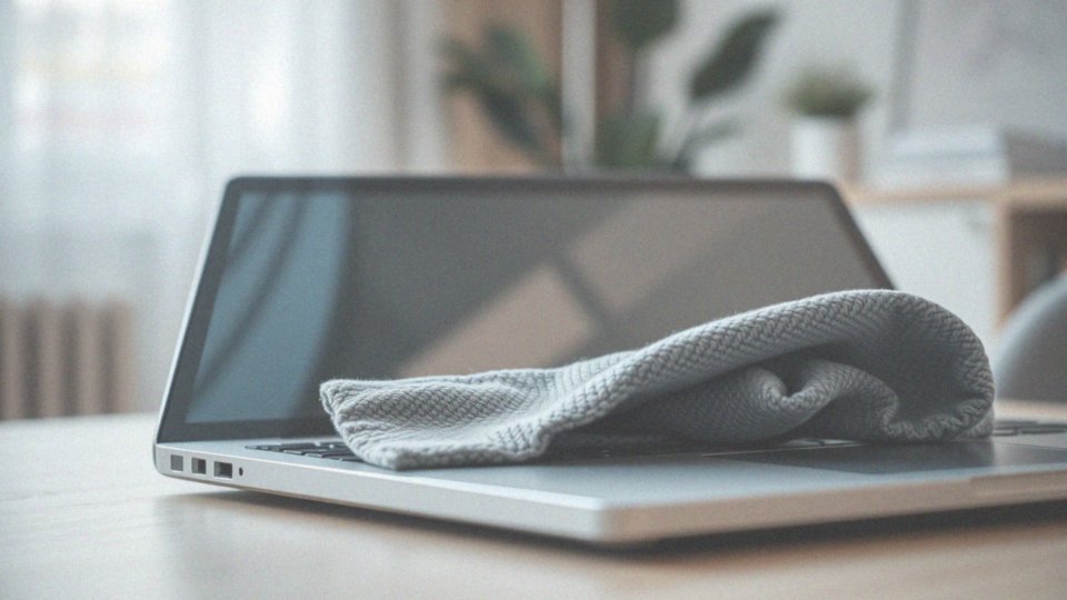 W jaki sposób czyścić ekran laptopa, aby nie uszkodzić urządzenia?